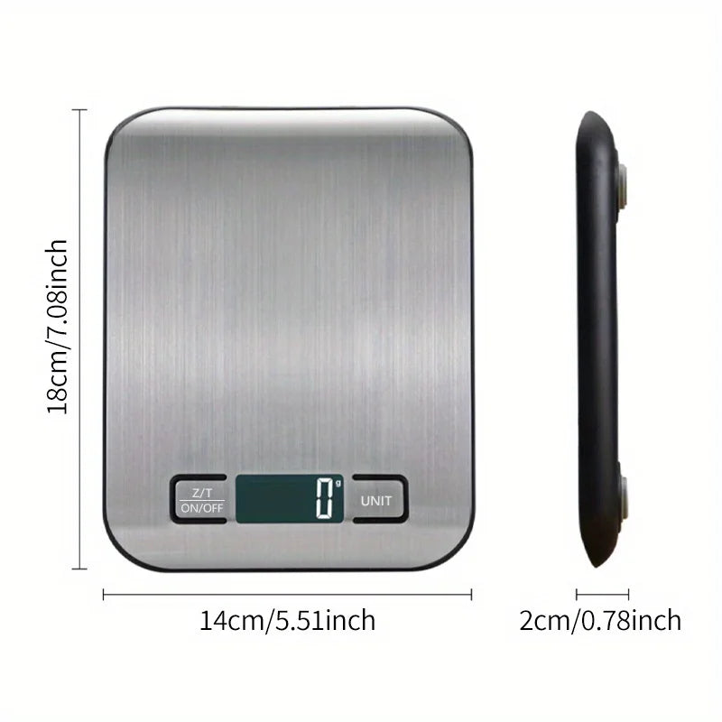 LCD Digital Kitchen Scale 3g - 10kg – Food & Baking Weighing Scale
