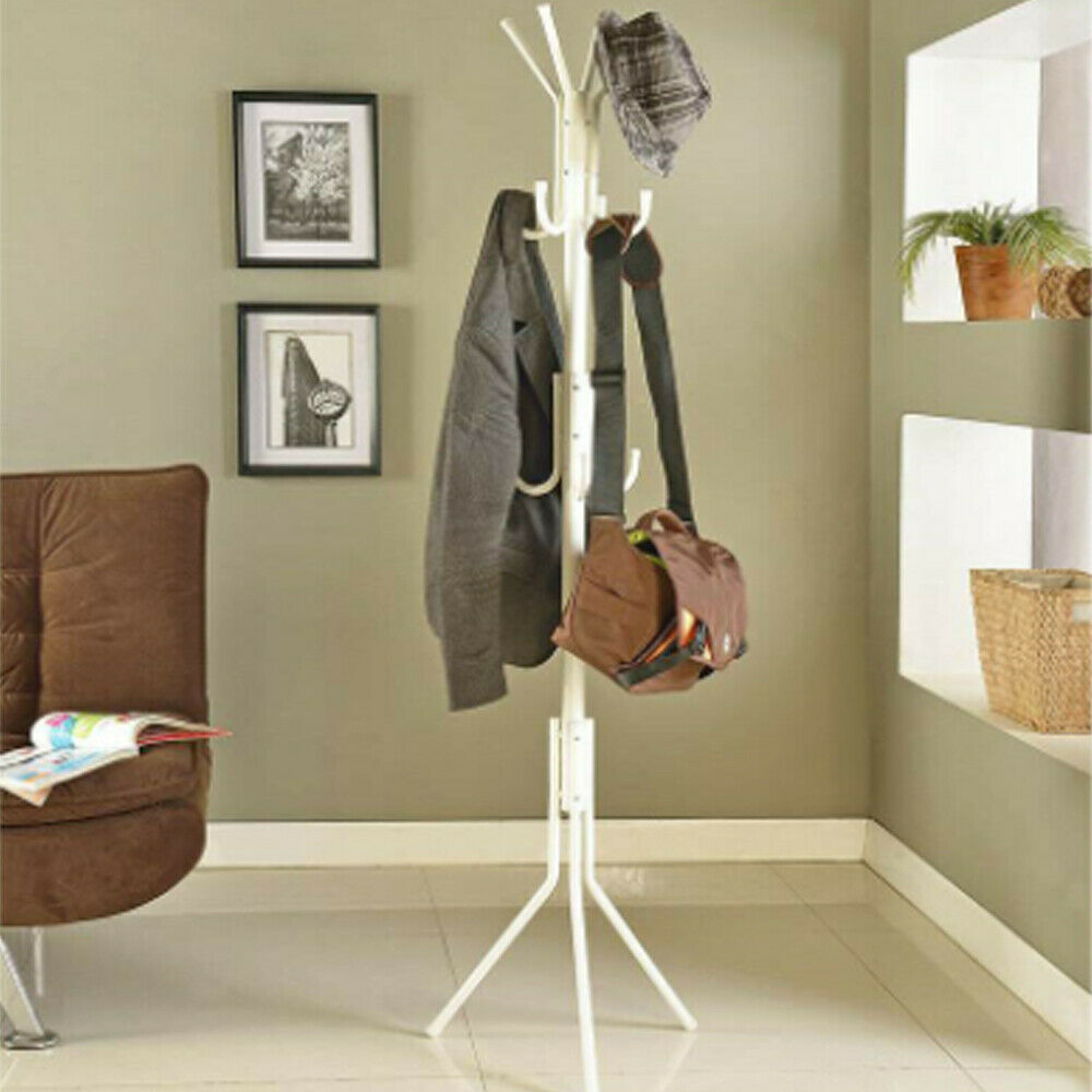 Coat, Hat and Umbrella Stand - Floor Rack with Hooks