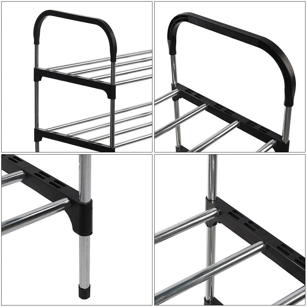 4-Tier Sturdy Shoe Rack – Heavy-Duty, Compact & Space-Saving