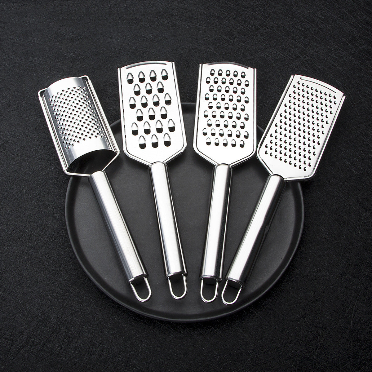 Multi-Functional Stainless Steel Grater for Cheese, Ginger, and Vegetables