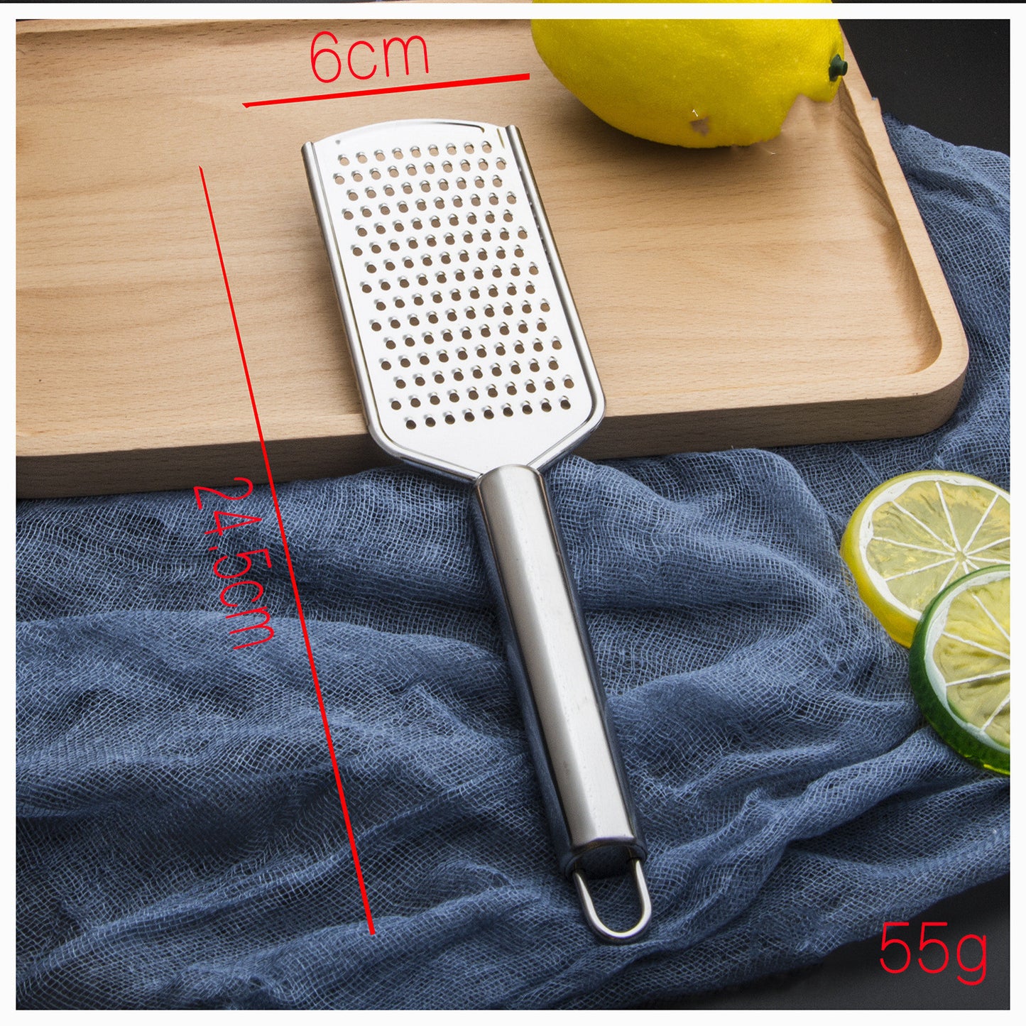 Multi-Functional Stainless Steel Grater for Cheese, Ginger, and Vegetables