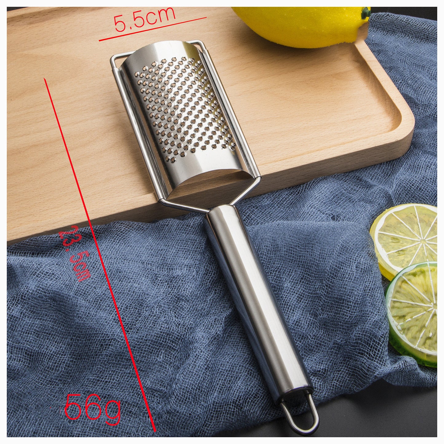 Multi-Functional Stainless Steel Grater for Cheese, Ginger, and Vegetables