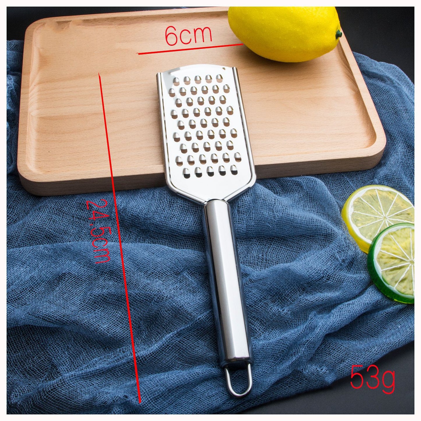 Multi-Functional Stainless Steel Grater for Cheese, Ginger, and Vegetables