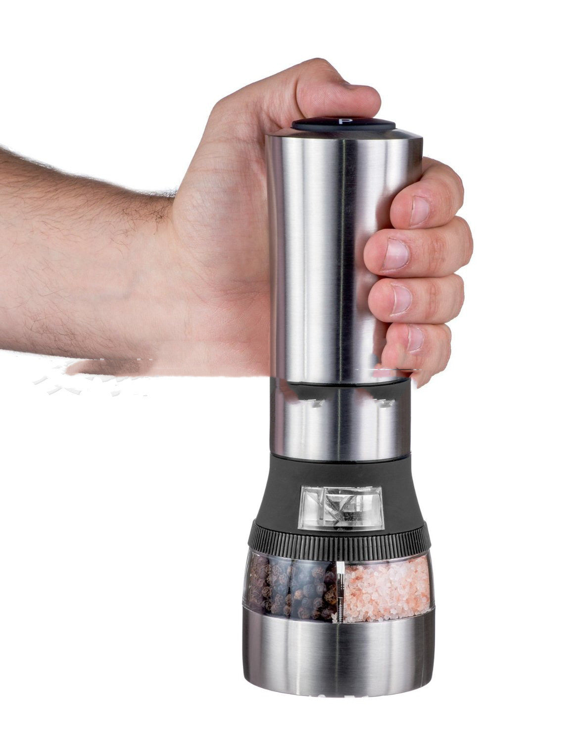 2-in-1 Portable Stainless Steel Pepper Grinder - Essential Kitchen Tool