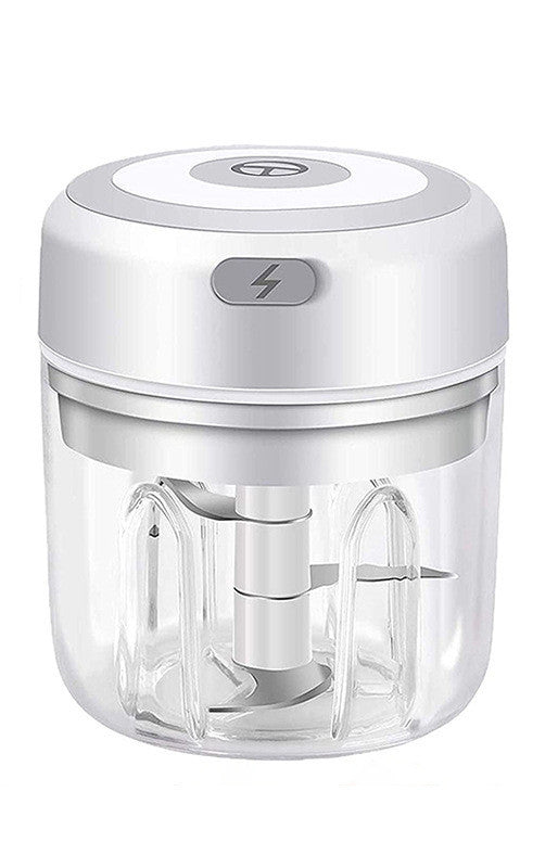 Compact Electric Garlic Chopper & USB Charging Ginger Masher – Durable Chili & Vegetable Crusher Kitchen Tool