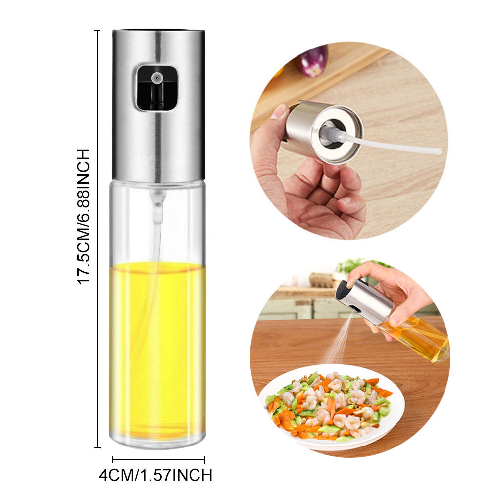 Refillable Glass Spray Bottle for Oils and Vinegars