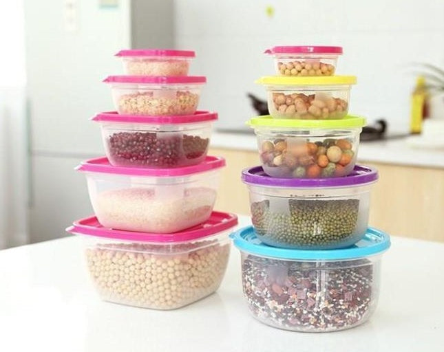 Stackable Microwavable Food Storage Container Set