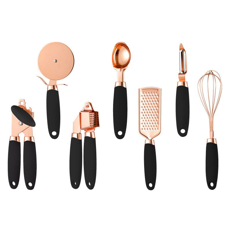 Copper-Plated Kitchen Peeler Gadget Set