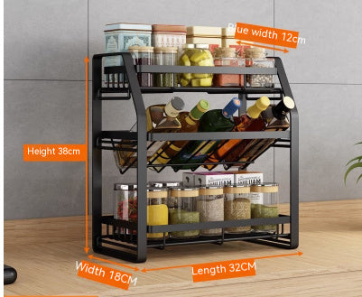 Compact and Portable Kitchen Spice Rack