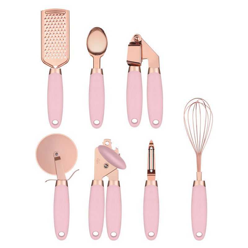 Copper-Plated Kitchen Peeler Gadget Set