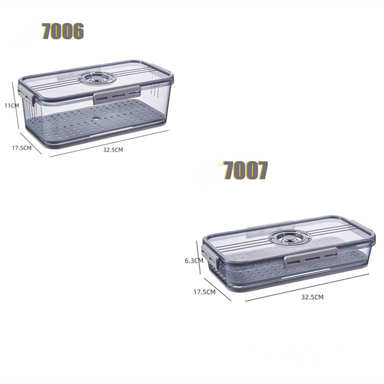 Transparent Food Grade Storage Container for Refrigerators