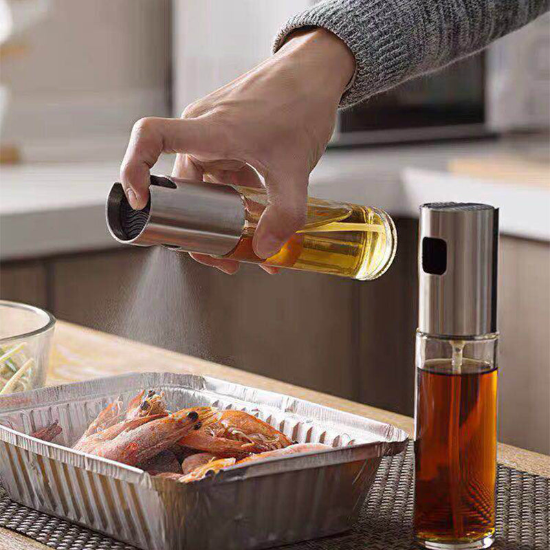 Refillable Glass Spray Bottle for Oils and Vinegars