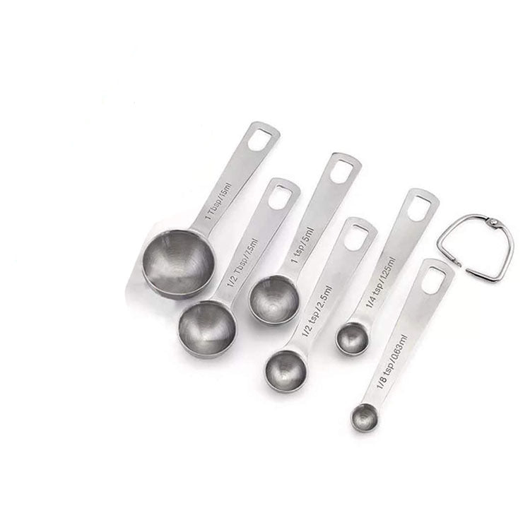 Stainless Steel Kitchen Seasoning Spoon Set with Measuring Function