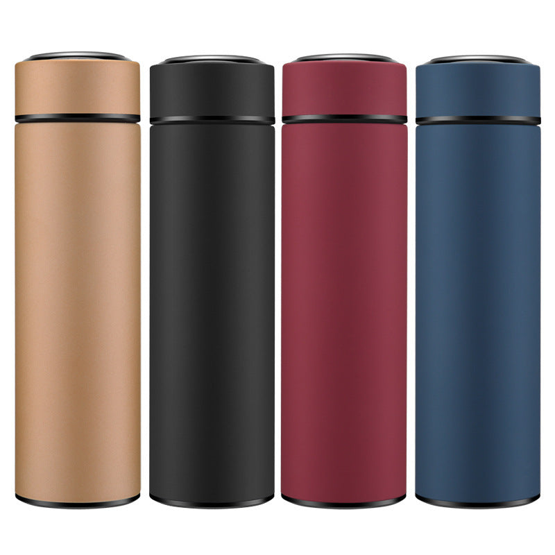 450ml Stainless Steel Double-Wall Vacuum Insulated Water Bottle for Business, Travel, Sports, and Outdoor Activities