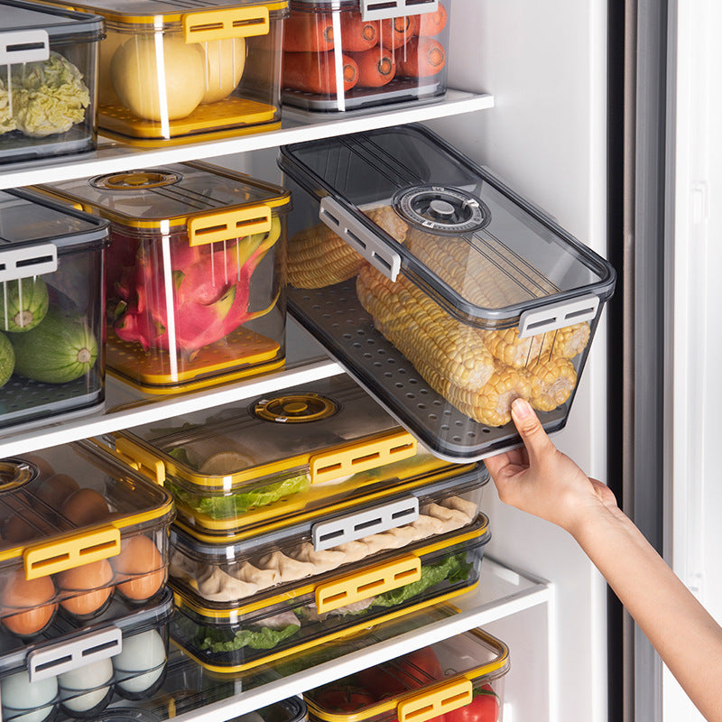 Transparent Food Grade Storage Container for Refrigerators