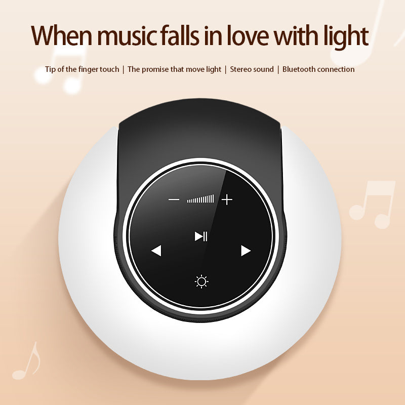 Multifunctional Bluetooth Subwoofer Desk Lamp with LED, Touch Control, and Night Light