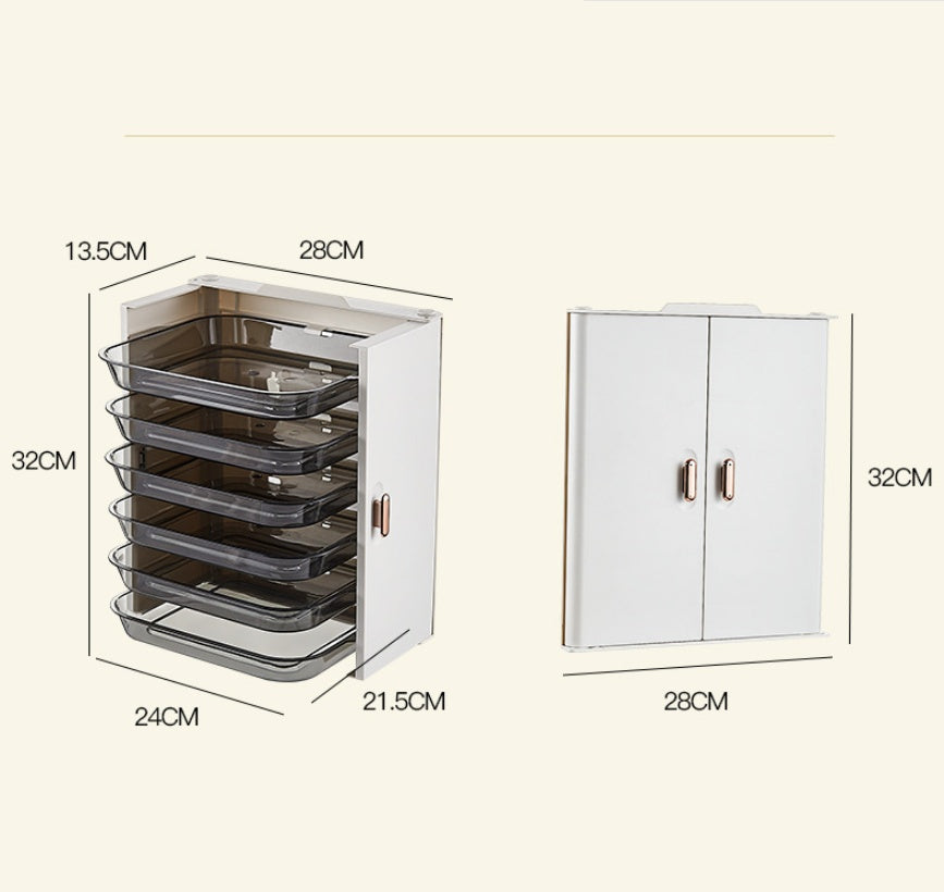 Perforation-Free Multi-Layer Rack for Kitchen Organization and Side Dish Storage