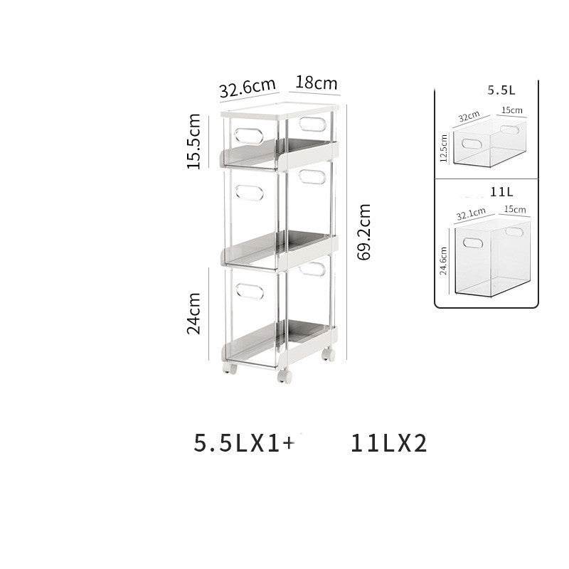 Space-Saving Multi-Story Lockers for Kitchen Corners