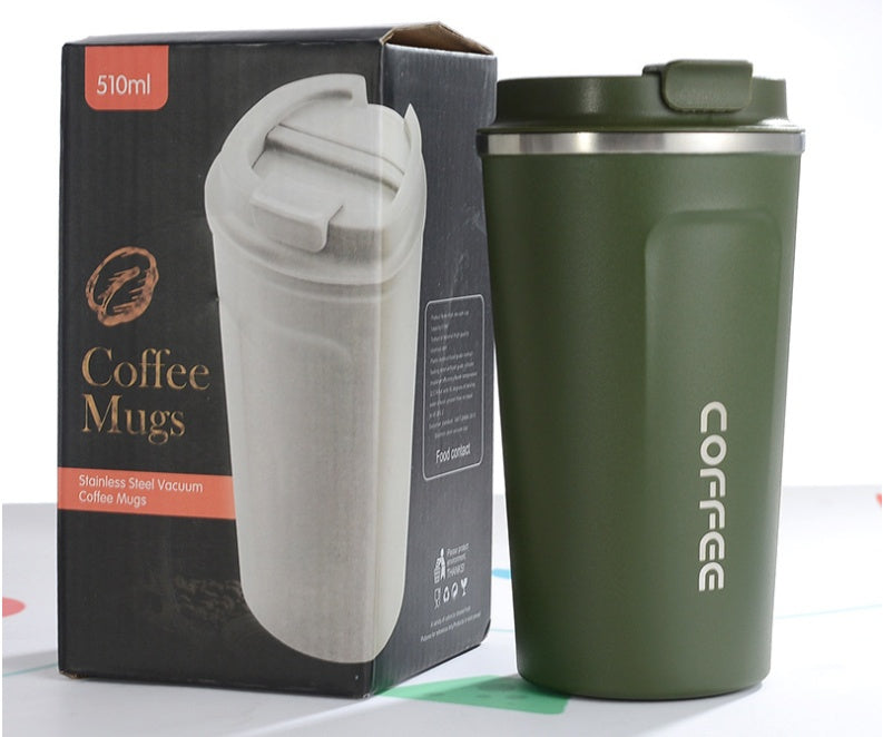 Stainless Steel Thermal Travel Mug for Office and Car Use