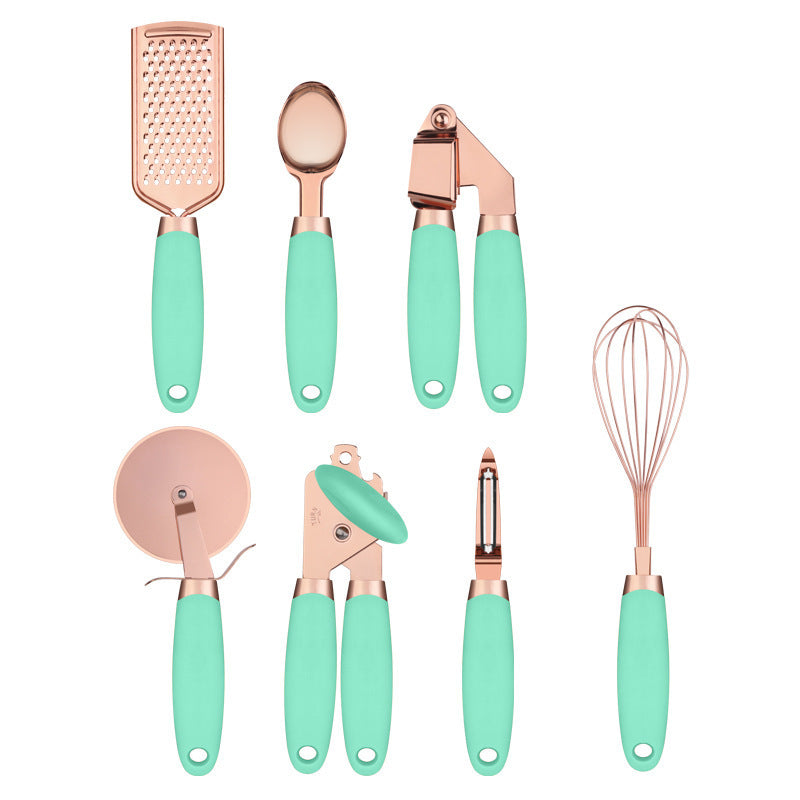 Copper-Plated Kitchen Peeler Gadget Set