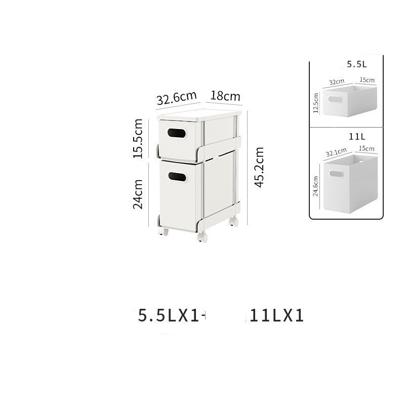 Space-Saving Multi-Story Lockers for Kitchen Corners