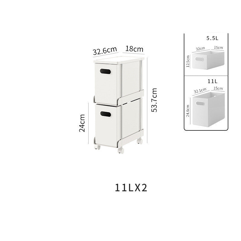 Space-Saving Multi-Story Lockers for Kitchen Corners