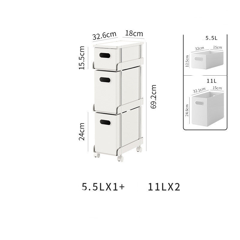 Space-Saving Multi-Story Lockers for Kitchen Corners