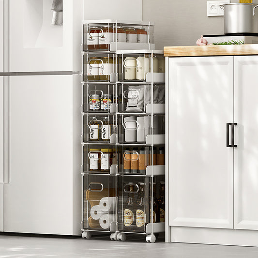 Space-Saving Multi-Story Lockers for Kitchen Corners