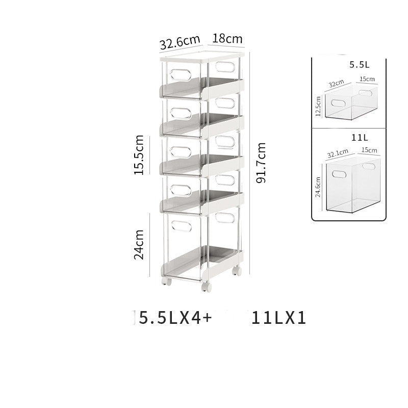 Space-Saving Multi-Story Lockers for Kitchen Corners