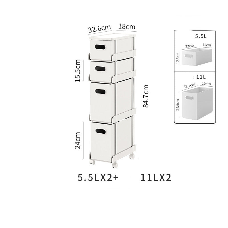 Space-Saving Multi-Story Lockers for Kitchen Corners