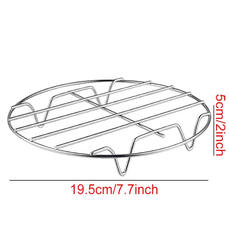 Air Fryer Baking Rack – Metal Grill for Cosori, Vortex & More