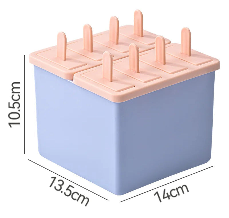 Homemade Popsicle Mold Set with Lid – Food Grade Ice Cream Maker