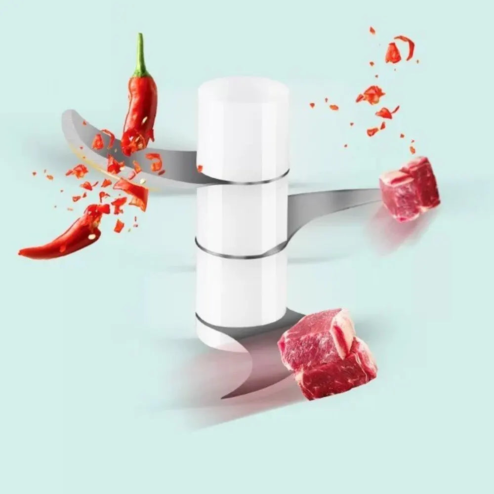 Portable Electric Mini Chopper – USB Rechargeable Garlic & Meat Grinder
