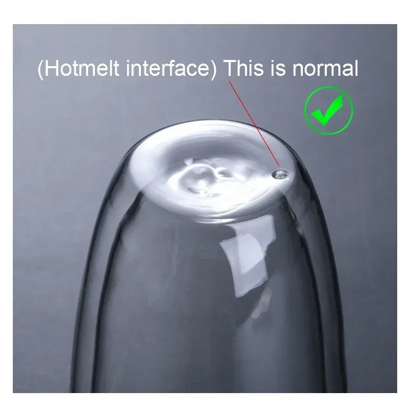 1–6PCS 80–450ML Double Wall Heat-Resistant Glass and Cups