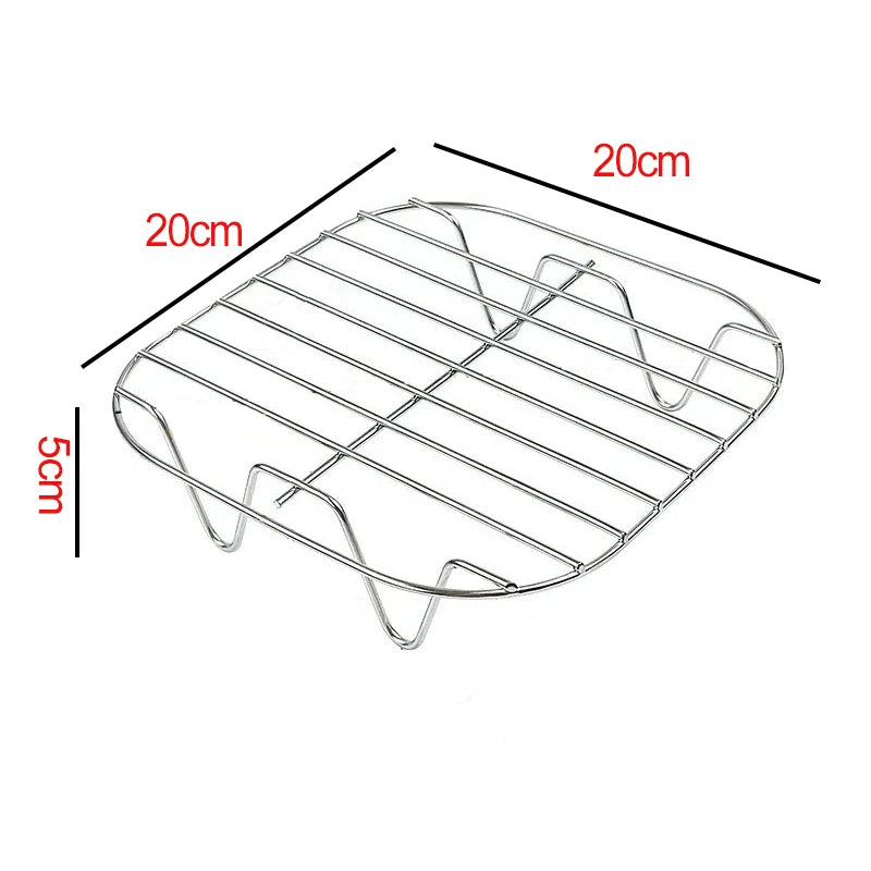 Air Fryer Baking Rack – Metal Grill for Cosori, Vortex & More
