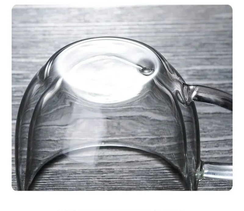 150–350ml Double Wall Heat Resistant Borosilicate Glass Mug