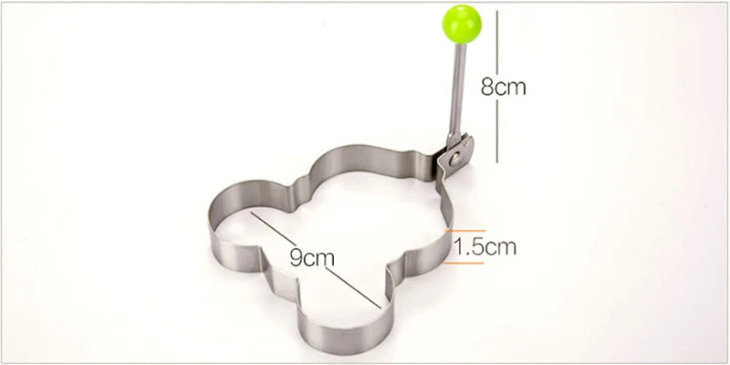 Stainless Steel Heart Egg & Pancake Mould Kitchen Gadget