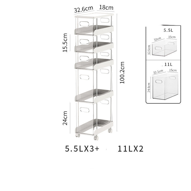 Space-Saving Multi-Story Lockers for Kitchen Corners