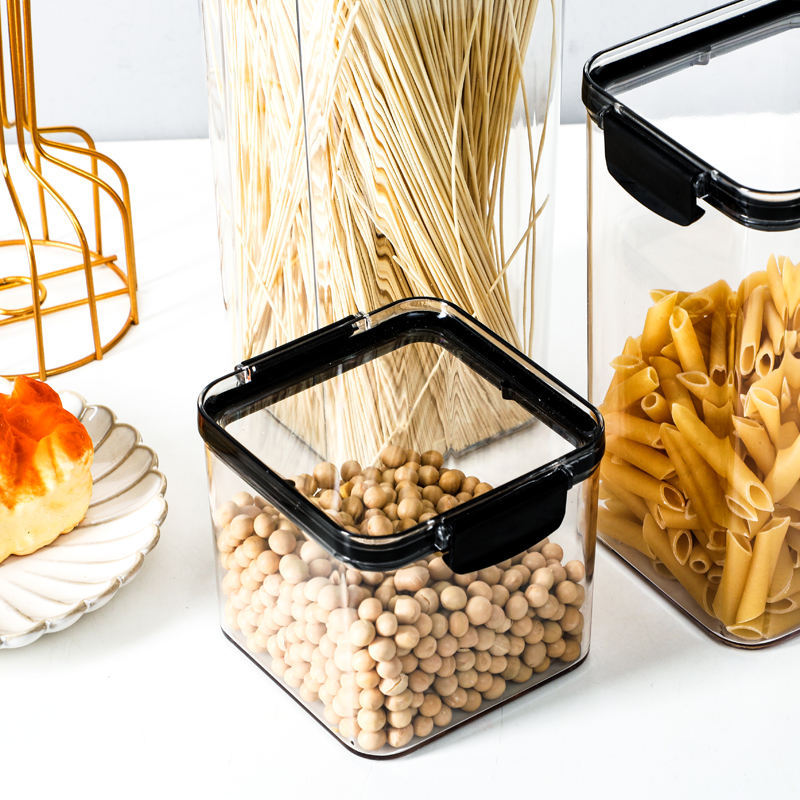 Set of 8 BPA-Free Airtight Plastic Containers for Grains