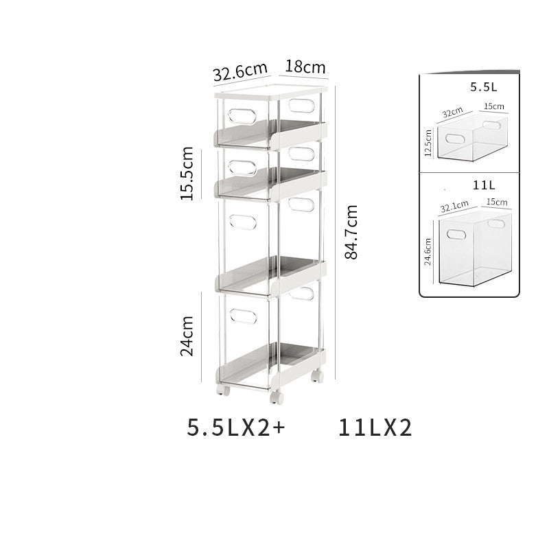 Space-Saving Multi-Story Lockers for Kitchen Corners