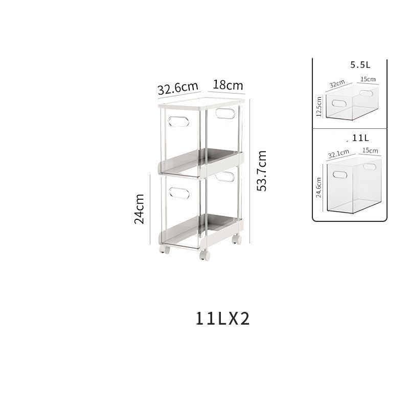 Space-Saving Multi-Story Lockers for Kitchen Corners