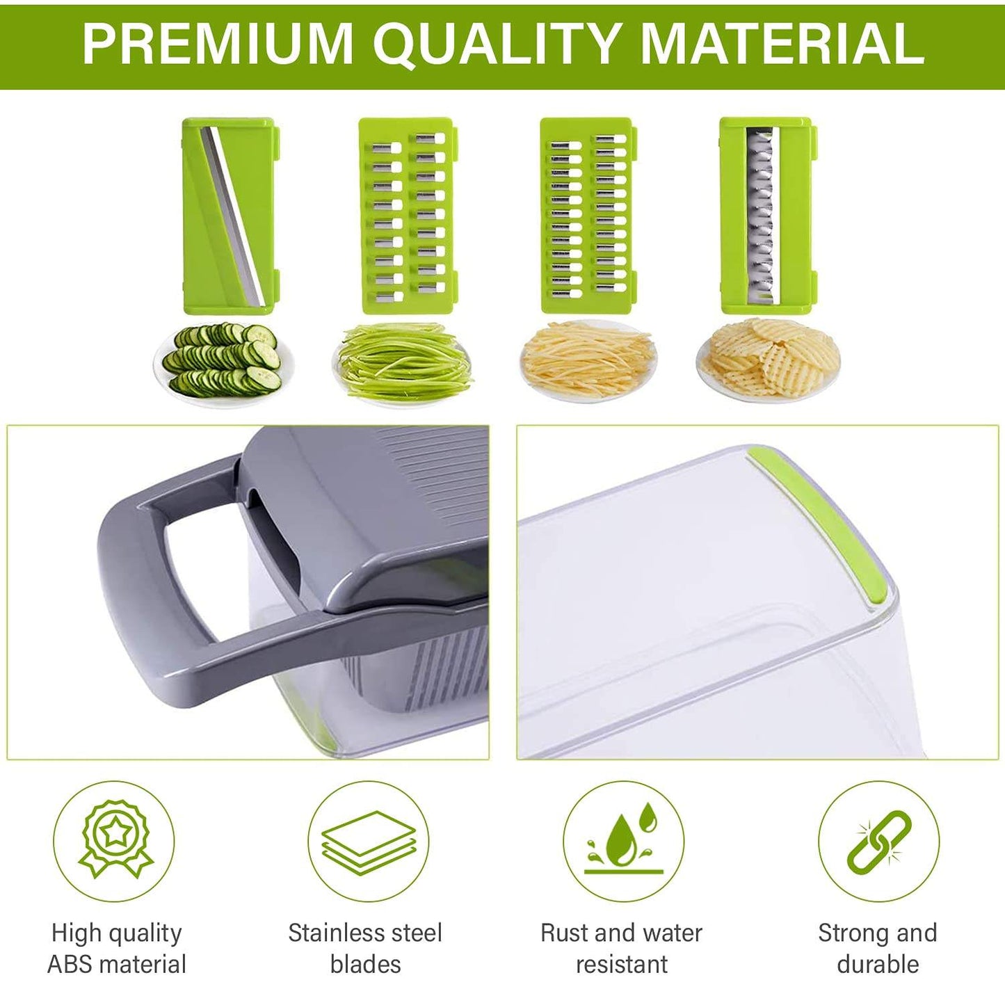 12-in-1 Manual Vegetable Chopper: Efficient Kitchen Gadgets for Food Preparation - Onion Cutter and Vegetable Slicer