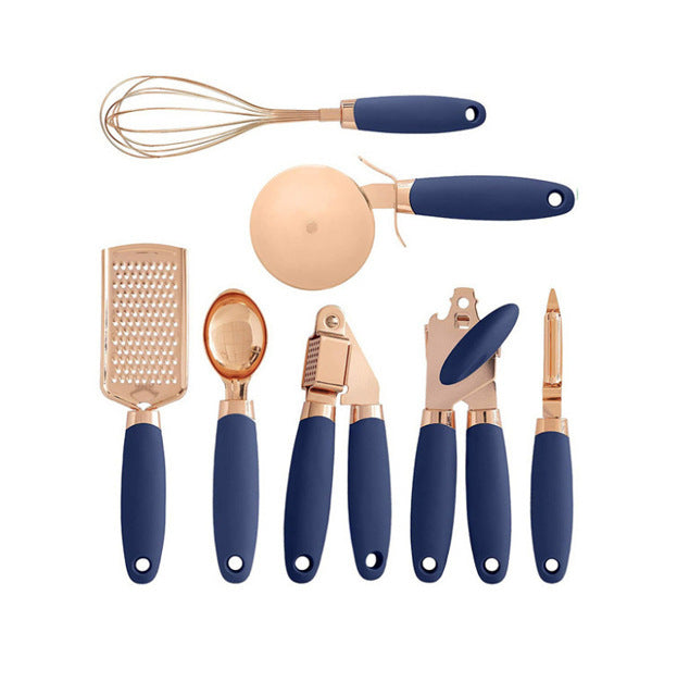 Copper-Plated Kitchen Peeler Gadget Set