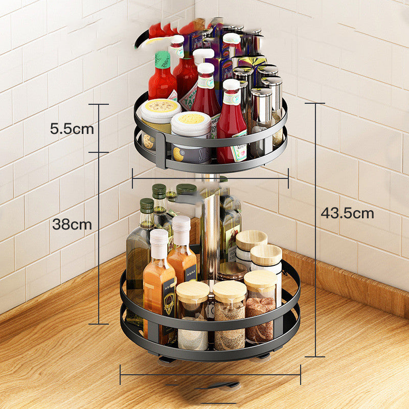 Multi-Use Rotating Kitchen Seasoning Organizer