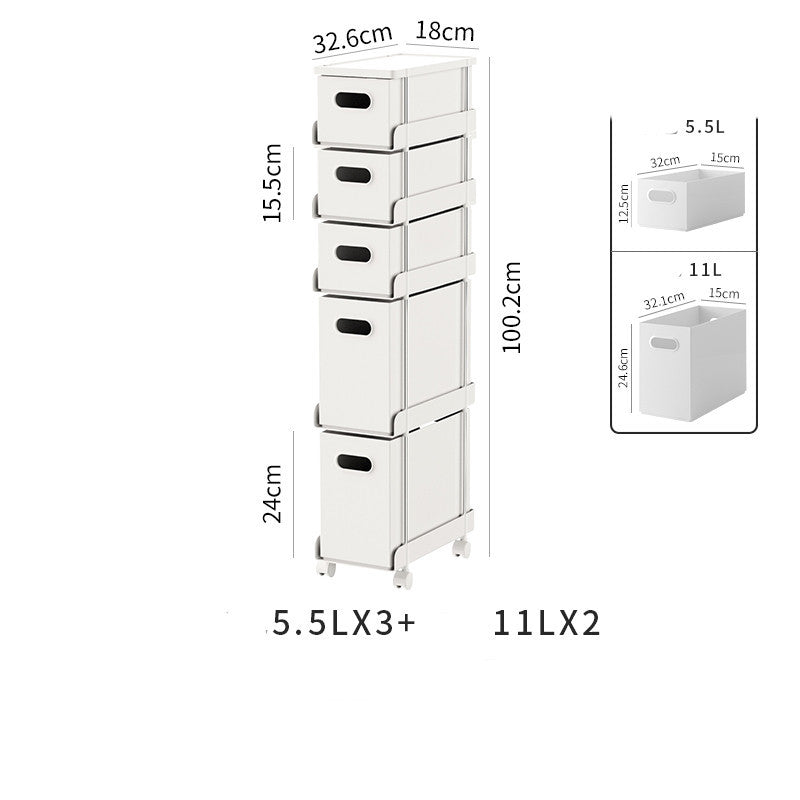 Space-Saving Multi-Story Lockers for Kitchen Corners