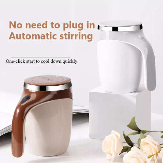 Smart Rechargeable Automatic Stirring Coffee Cup - High-Quality Electric Mixer Cup for Effortless Blending: Ideal for Coffee, Milkshakes, and More!