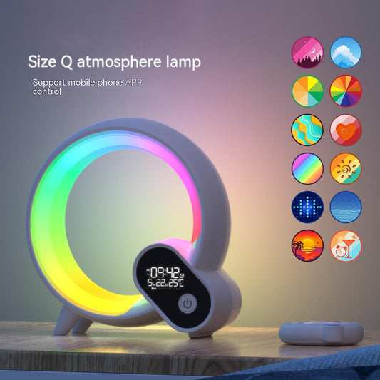 Smart Sunrise Alarm Clock with Bluetooth Audio and Colourful Light Display